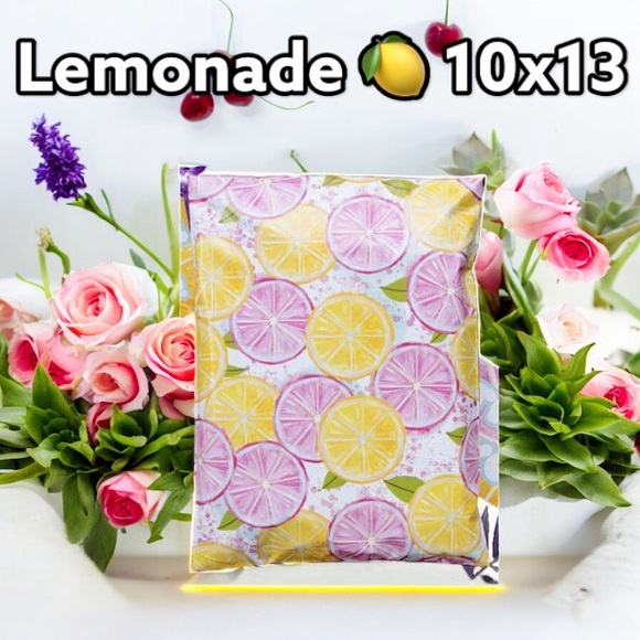 Lemonade 🍋 Poly Mailer’s 10x13 Pack of 25 - Picture 2 of 8